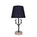 Abajur Luminária Preta De Mesa 43cm Bivolt 110/220v