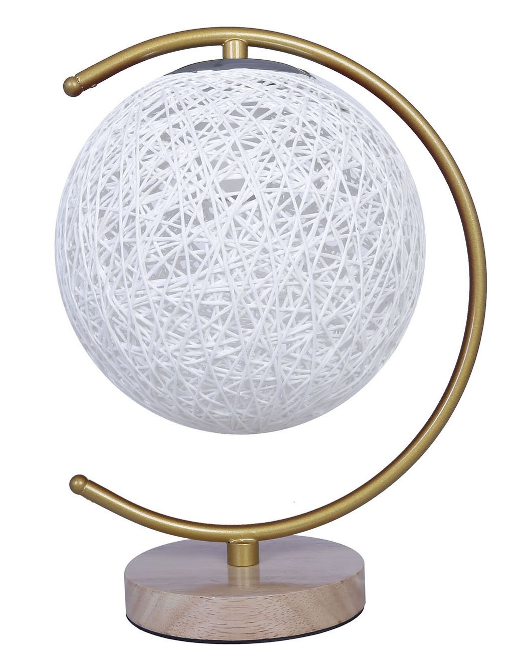 Abajur Luminária Rustica Branca De Mesa 27,5cm Bivolt 110/220v