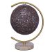 Abajur Luminária Rustica Marrom De Mesa 27,5cm Bivolt 110/220v