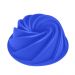 Assadeira de Silicone para Bolo Artistico, Bolo Vulcão, Gelatina, Flan, Vai ao Forno Azul