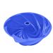 Assadeira de Silicone para Bolo Artistico, Bolo Vulcão, Gelatina, Flan, Vai ao Forno Azul