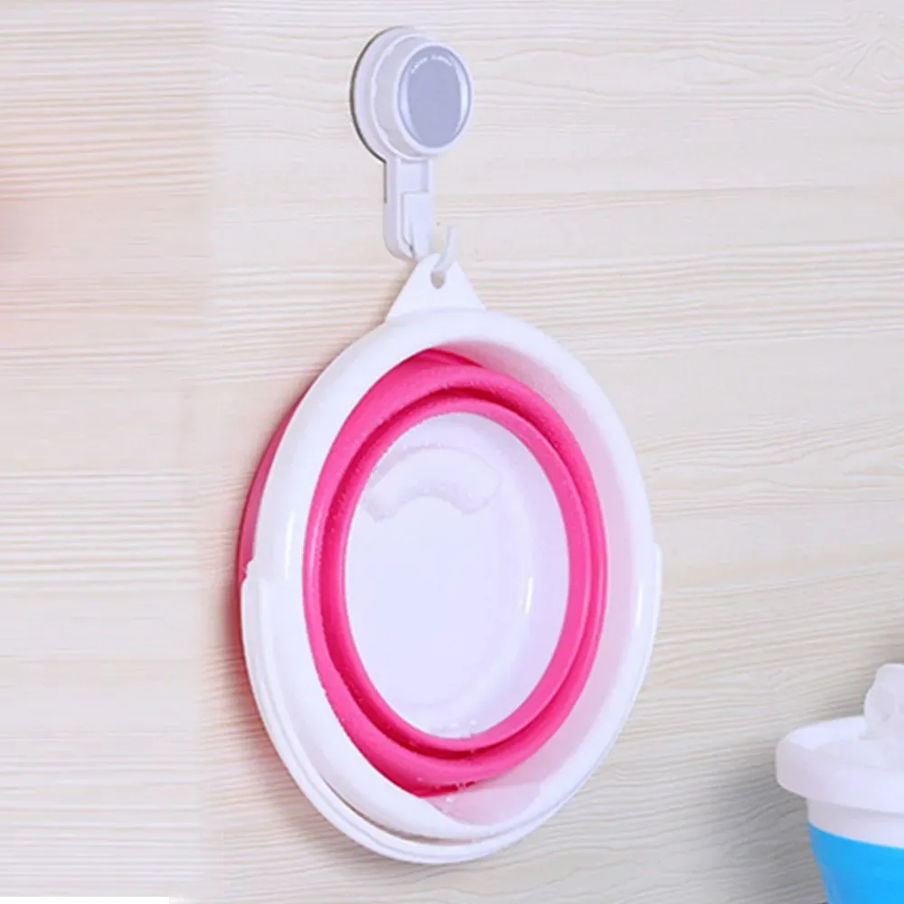 Balde Retrátil Dobrável Flexível em Silicone 10 Litros  