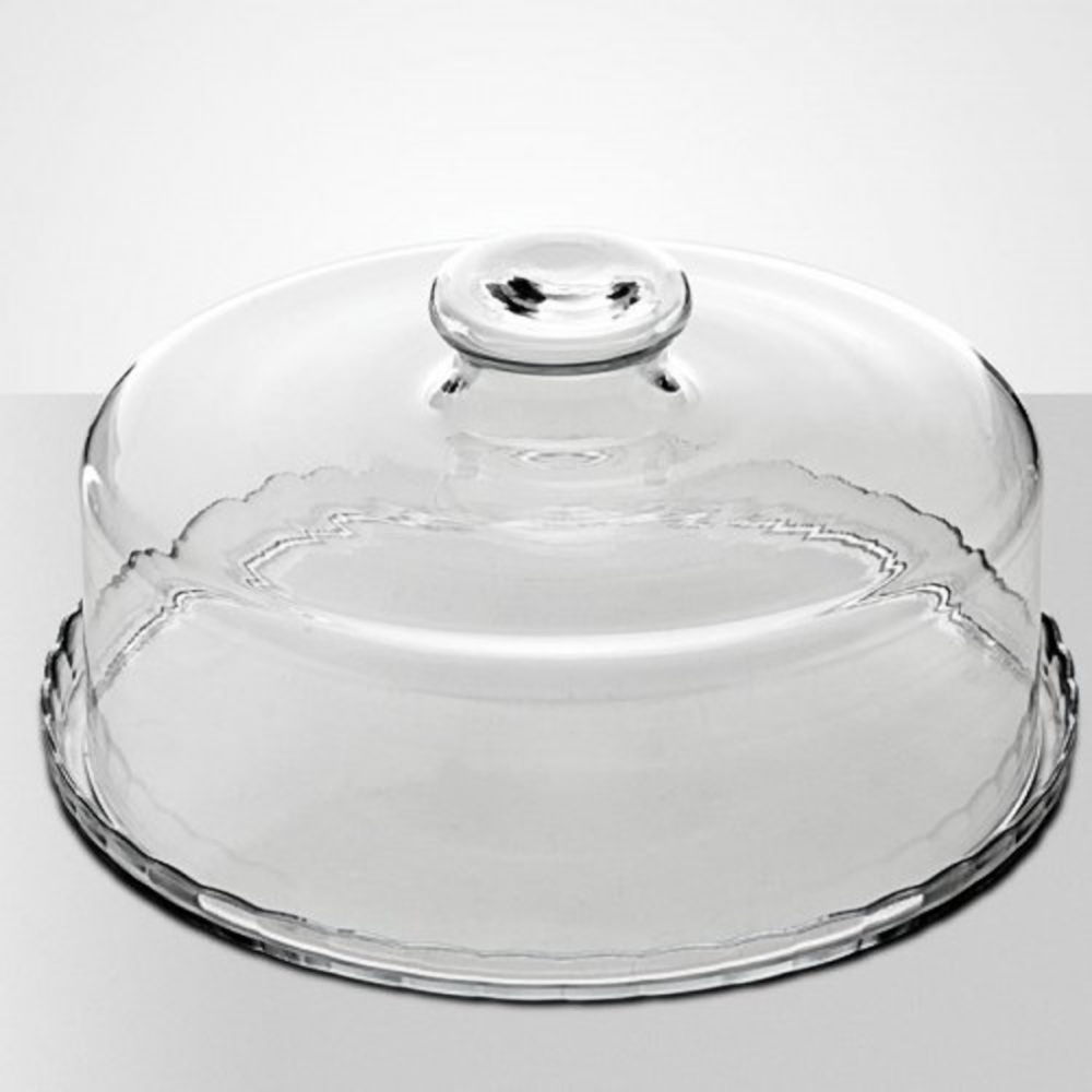 Boleira de Vidro 29x14cm com Tampa 