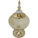 Bomboniere Pote Decorativo Em Bronze Vidro Biscoitos E Doces
