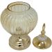 Bomboniere Pote Decorativo Em Bronze Vidro Biscoitos E Doces