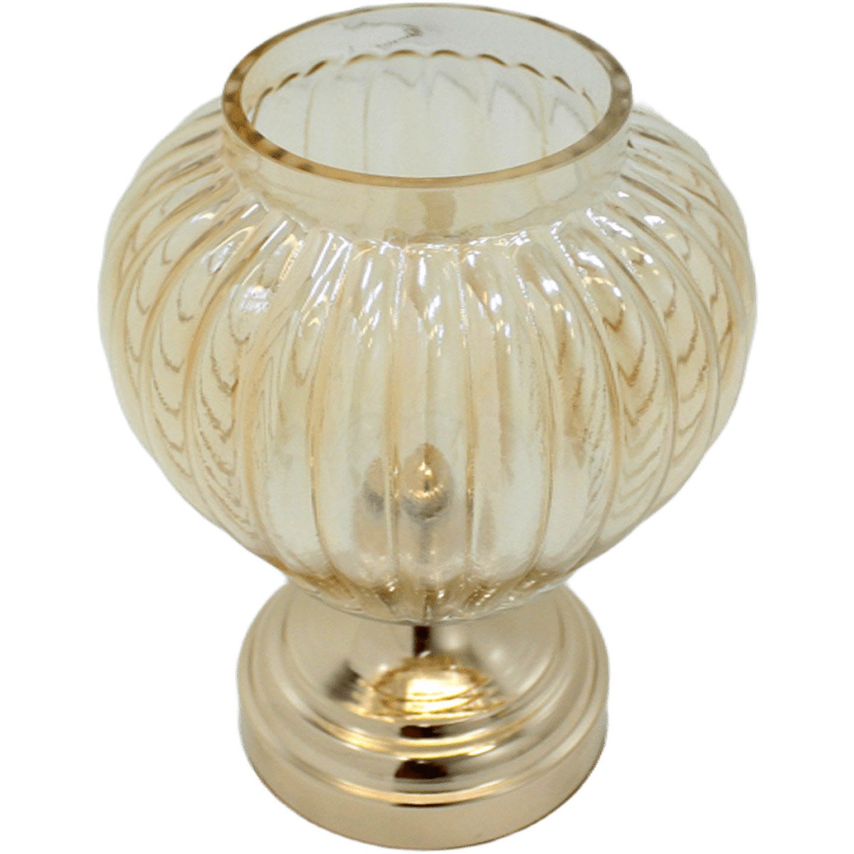 Bomboniere Pote Decorativo Em Bronze Vidro Biscoitos E Doces