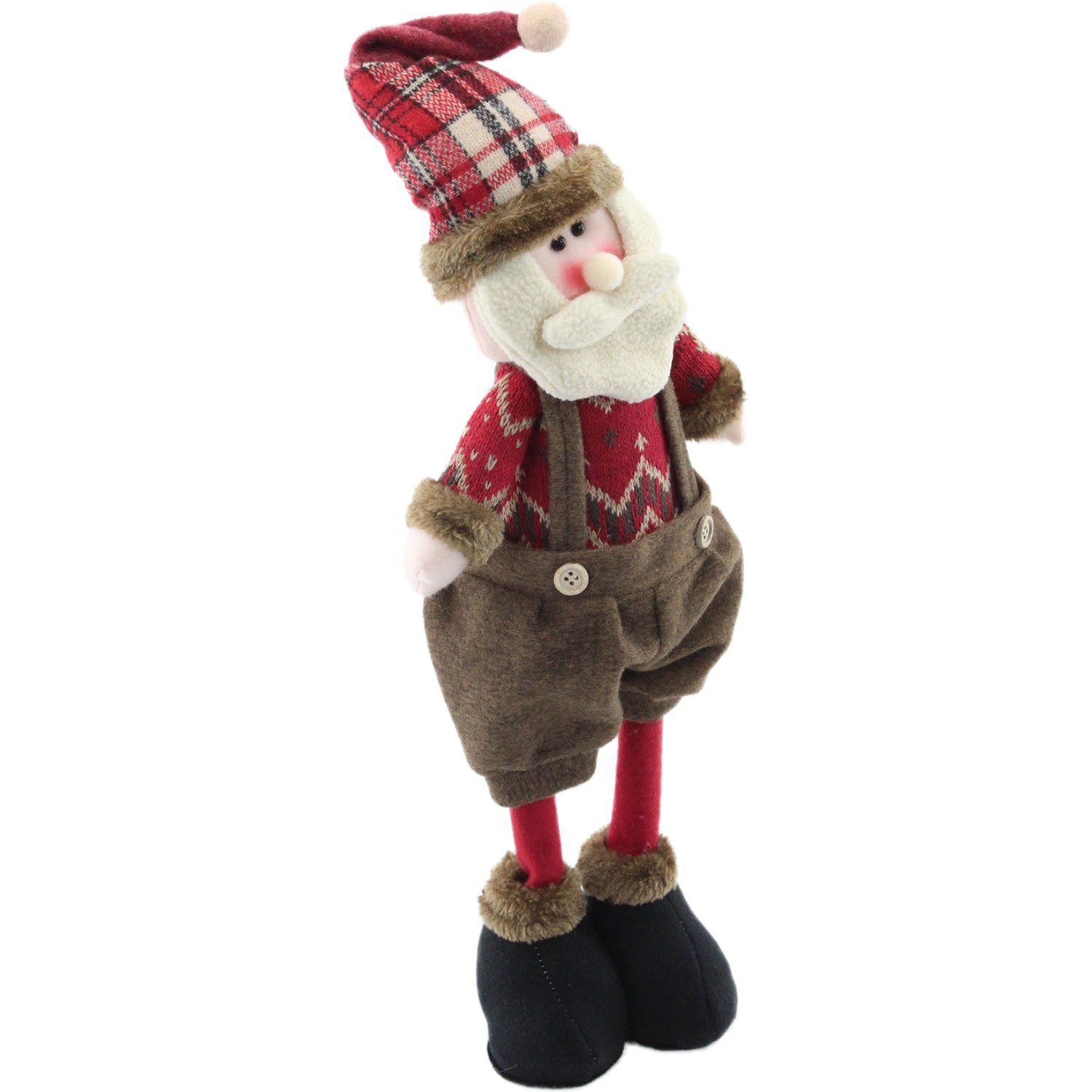 Boneco De Natal Papai Noel Em Tecido 50cm