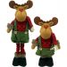 Boneco Decorativo Alce Scoth Pernas Ajustáveis Enfeite 50m