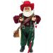 Boneco Decorativo Papai Noel Pescador Colecionável De 30cm