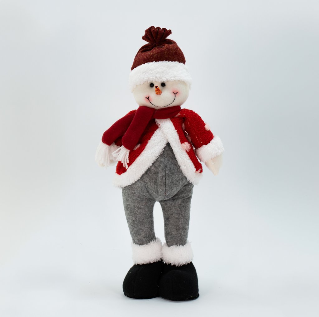 Boneco Enfeite decorativo De Natal Boneco Neve Natalino 44cm