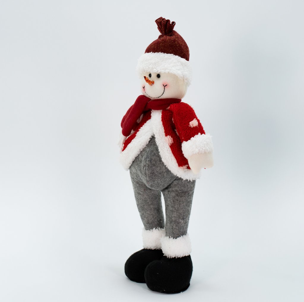 Boneco Enfeite decorativo De Natal Boneco Neve Natalino 44cm