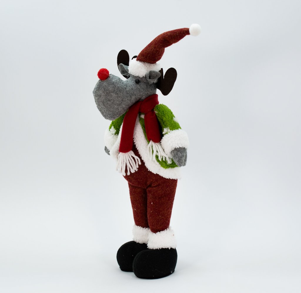 Boneco Enfeite decorativo De Natal Rena alce Natalino 53 cm