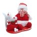 Boneco Natal Boneco De Neve Enfeite Tecido 25cm