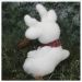 Boneco Natal Enfeite Natalino Rena Felpuda 20cm