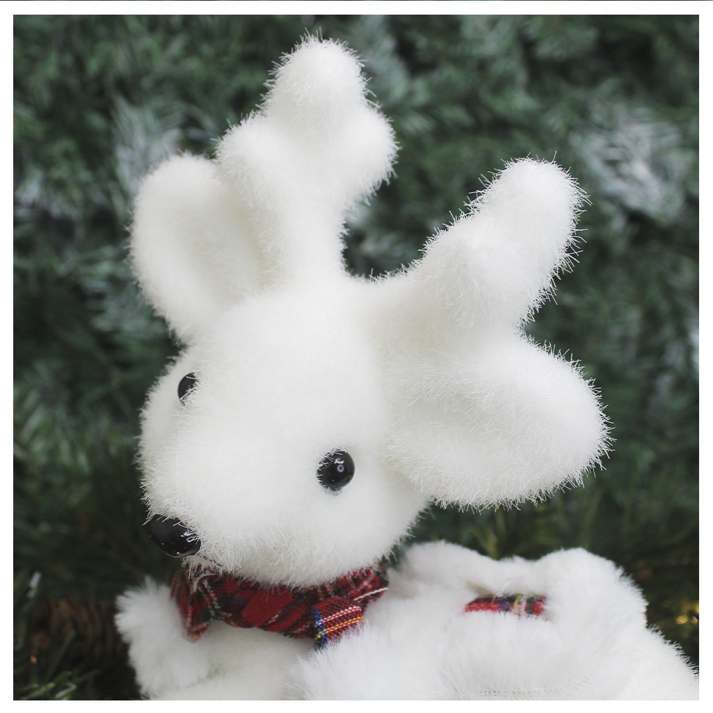 Boneco Natal Enfeite Natalino Rena Felpuda 20cm