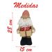 Boneco Natal Papai Noel Com Presente Natalino 28cm