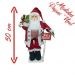 Boneco Natal Papai Noel Placa Feliz Natal 50cm
