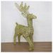 Boneco Natal Rena Natalina Em Arame Glitter 50cm