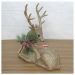 Boneco Natal Rena Natalina Glitter Dourado 21cm