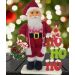 Boneco Natalino Papai Noel Ho Ho Ho Saco Com Presentes 55cm