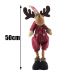 Boneco Rena Decoração Natal Em Tecido 50cm