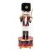 Boneco Soldado Quebra Nozes Musical De Dar Corda Natal 30cm