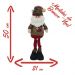 Boneco de Natal Papai Noel Em Tecido 50cm