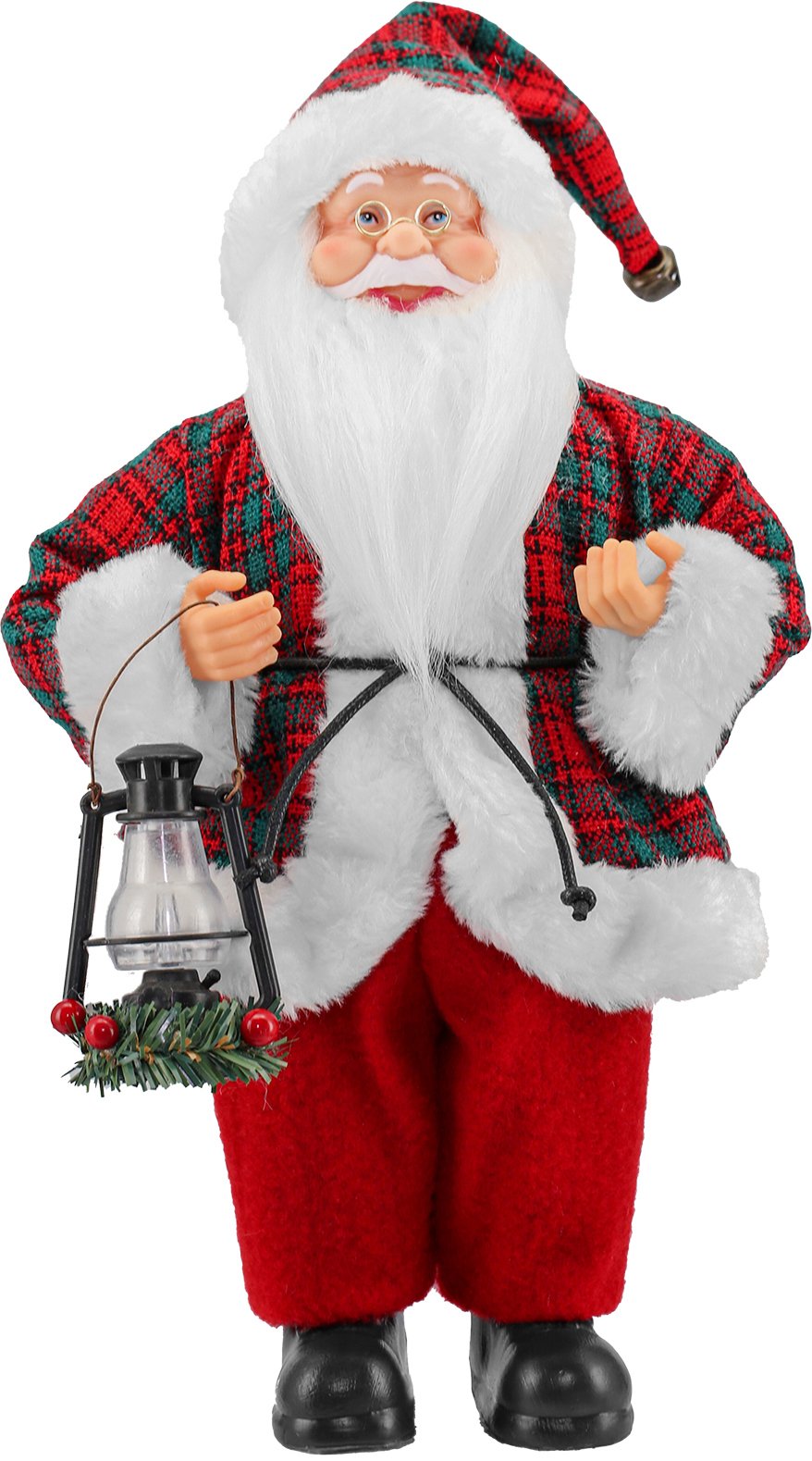 Boneco de Natal Papai Noel Tecido Lampião 30cm