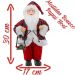 Boneco de Natal Papai Noel Tecido Lampião 30cm