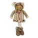 Boneco de Pelúcia Menina Natalino Enfeite de Natal 40cm