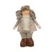 Boneco de Pelúcia Menino Natalino Enfeite de Natal 30cm
