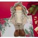 Boneco de Pelúcia Menino Natalino Enfeite de Natal 30cm