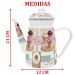 Bule Esmaltado Com Indução Cake Premium Chá Café 1,2 Litros