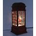 Cabine Telefone Inglês Papai Noel Natal Musical LEDs De 26cm