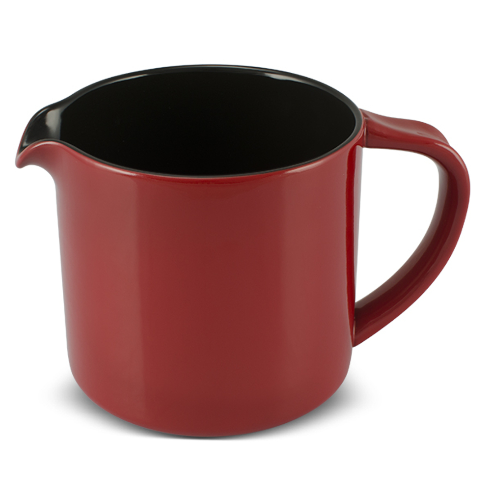 Caneco Leiteira De Cerâmica 1 Litro -  Vermelho 