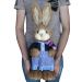 Casal De Coelhos De Páscoa Decoração Enfeite Coelhinhos - 45cm