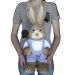 Casal De Coelhos De Páscoa Decoração Enfeite Coelhinhos - 46cm
