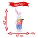 Casal De Coelhos De Páscoa Decoração Enfeite Coelhinhos - 47cm