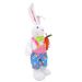 Casal De Coelhos De Páscoa Decoração Enfeite Coelhinhos - 47cm