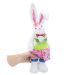 Casal De Coelhos De Páscoa Decoração Enfeite Coelhinhos - 47cm