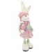 Casal De Coelhos De Páscoa Decoração Enfeite Coelhinhos - 48cm