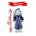 Casal De Coelhos De Páscoa Decoração Enfeite Coelhinhos - 55cm