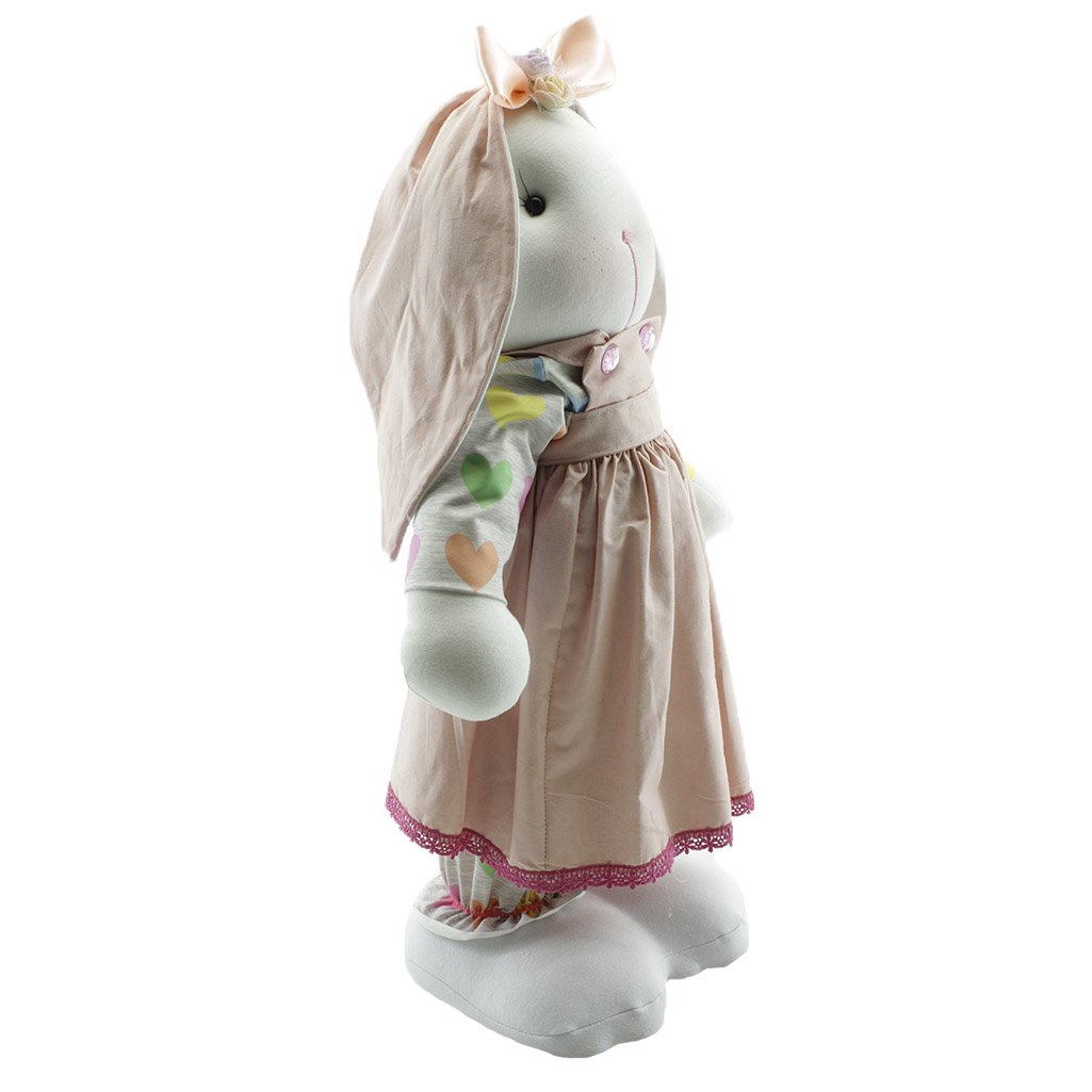 Casal De Coelhos De Páscoa Decoração Enfeite Coelhinhos - 55cm