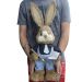 Casal De Coelhos De Páscoa Decoração Enfeite Coelhinhos - 62cm