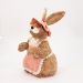 Casal De Coelhos De Páscoa Rústico Decoração Artesanal Palha