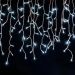 Cascata Pisca Enfeite Natal 288 Lâmpadas LEDs Branco 4M 220v