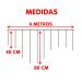 Cascata Pisca Enfeite Natal 288 Lâmpadas LEDs Branco 4M 220v