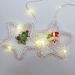 Cascata Pisca LEDs Decoração Árvore Natal Noel Amarelo De 3M