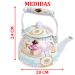 Chaleira Esmaltada Bico De Ganso Retrô Cake Vintage De 2,5L
