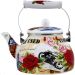 Chaleira Premium Aço Esmaltada Retrô Vintage 2,5L Bike
